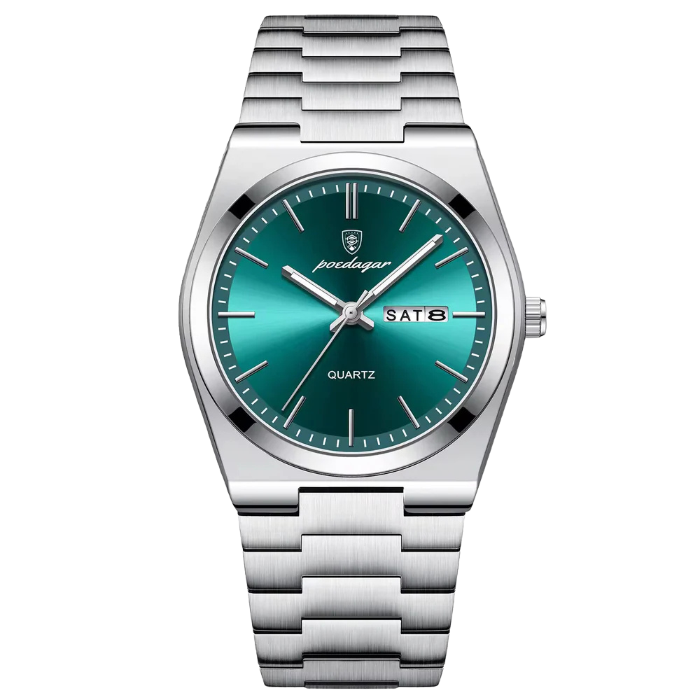 Axis Day-Date Quartz Watch | Teal