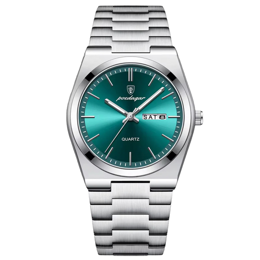 Axis Day-Date Quartz Watch | Teal