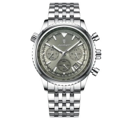AeroNav Date Chronograph Pilot Watch | Ecru