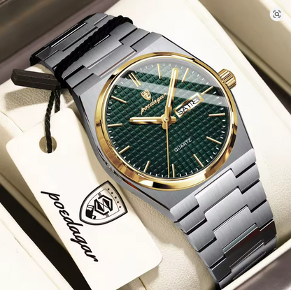 Axis Grid Day-Date Quartz Watch | Home