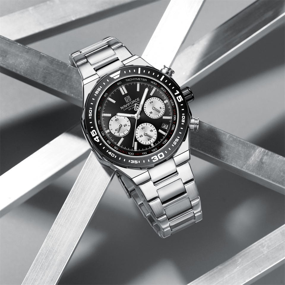 Apex Two-Tone Chronograph Watch | Midnight