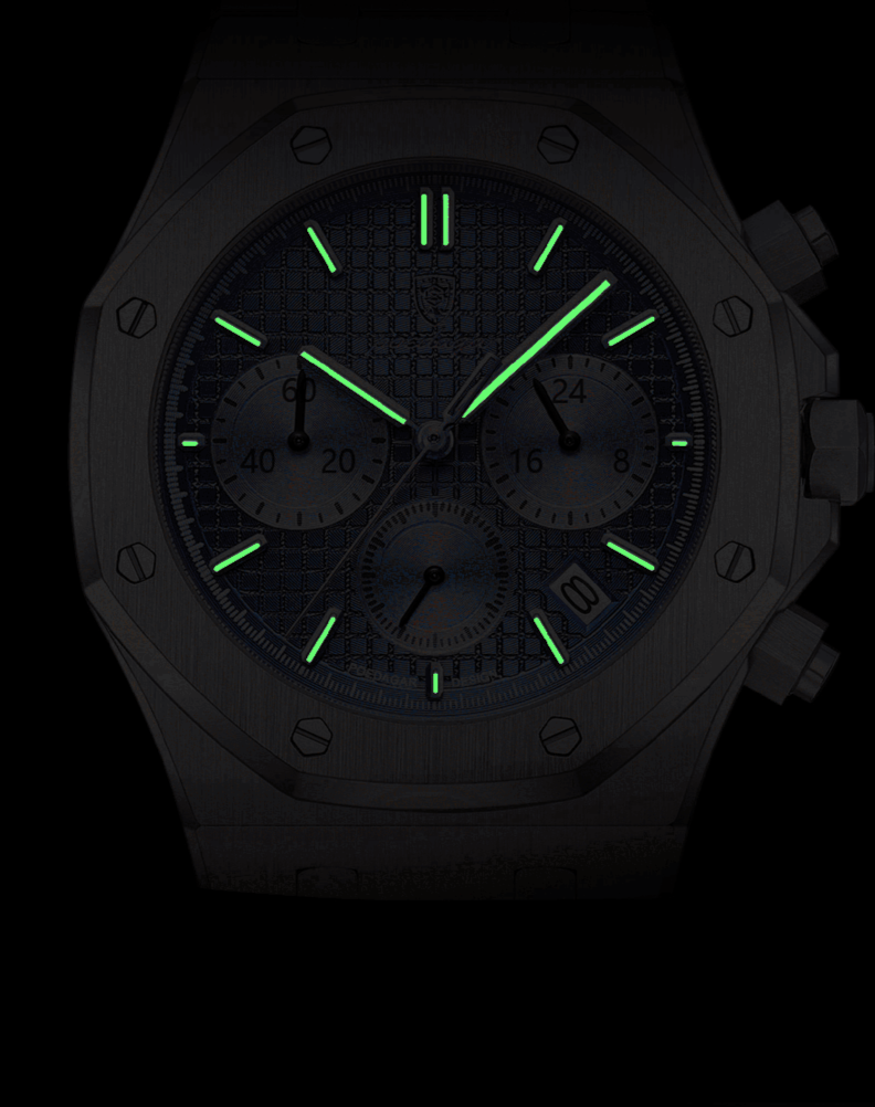 Legacy Date Chronograph Watch | Panda