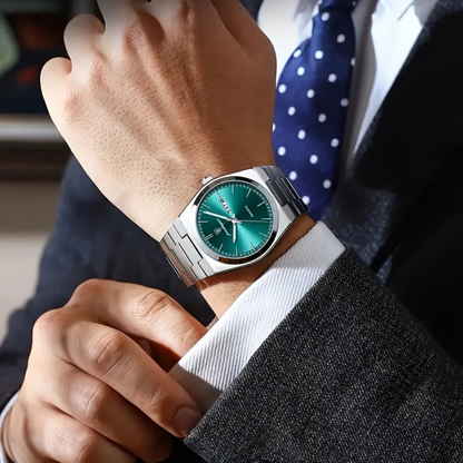 Axis Day-Date Quartz Watch | Teal
